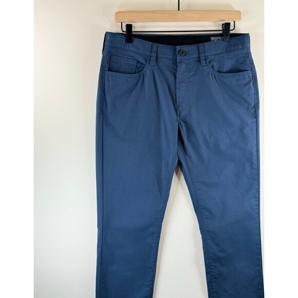 Bonobos Men Pants Blue Chino Slim Fit Straight Leg Golf Performance Casual 31x32 - Picture 4 of 7